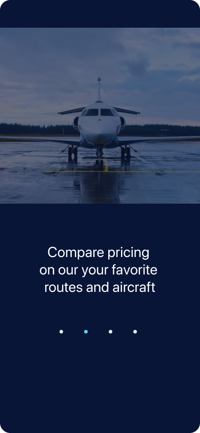 TakeOff Choose interests screen